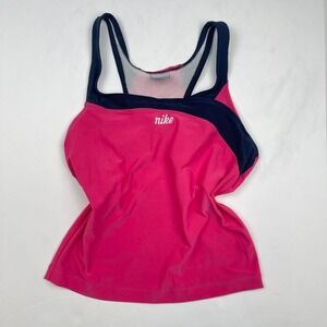 Y2K VTG Nike Athletic Tank in Pink Women's Large Sporty Workout Gymwear Rare